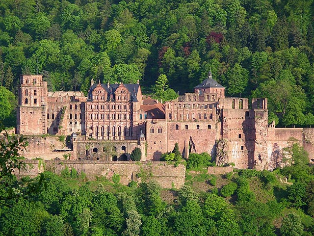 Хайдельбергский замок (Гейдельбергский) (Heidelberger Schloss)